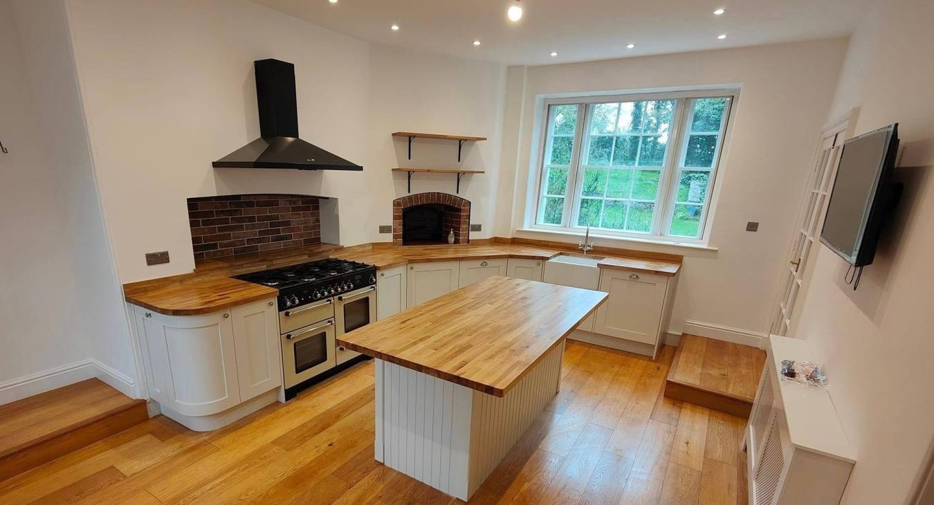 Kitchen and utility room electrical installation by Joe Newton Electrical, Dorchester