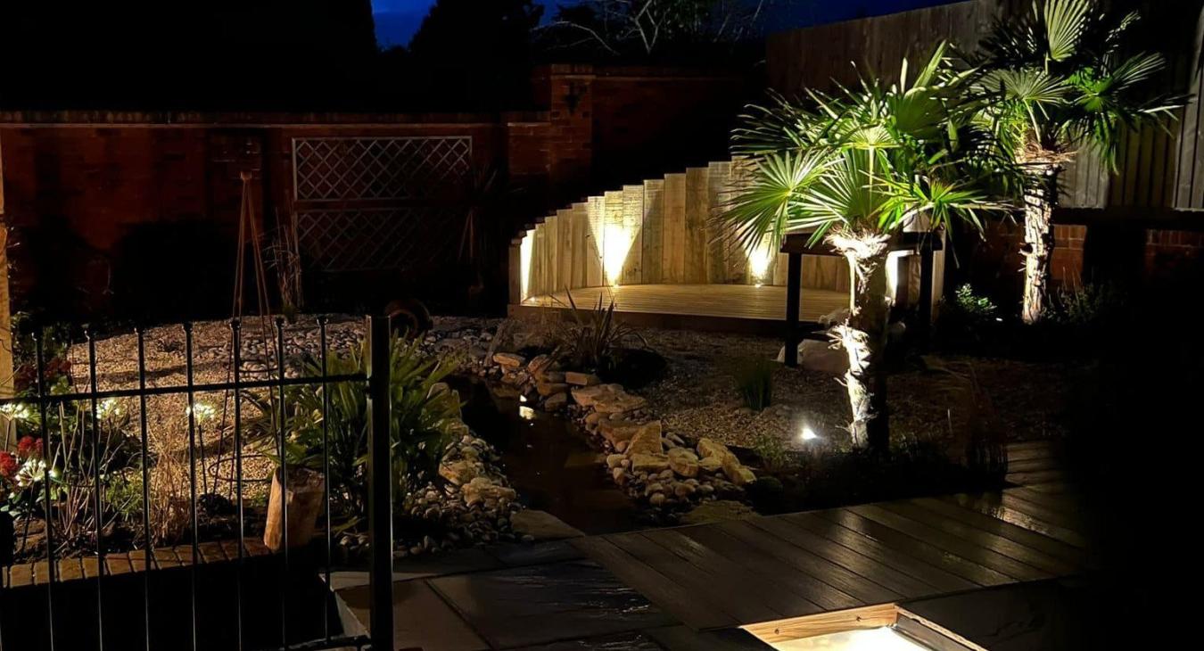 Garden Lighting Design in Dorchester by Joe Newton Electrical