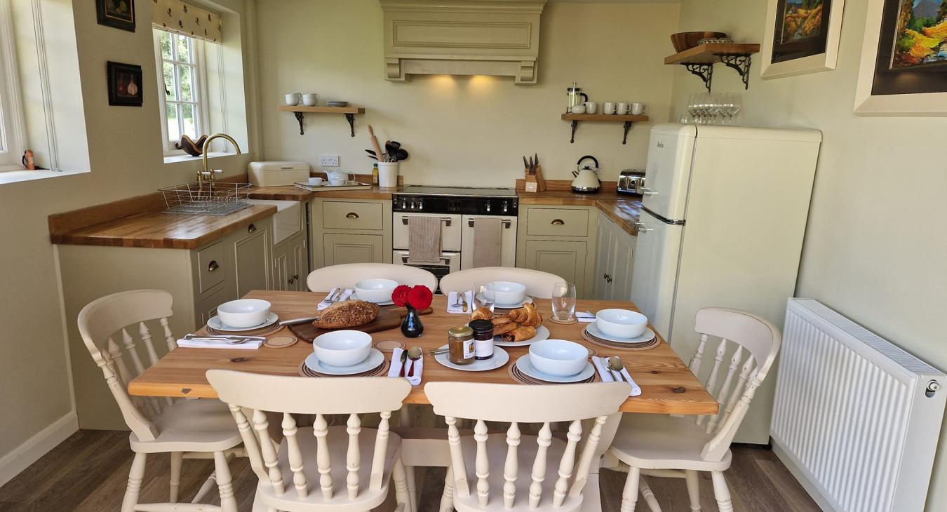 Holiday Cottage Kitchen electrical installation by Joe Newton Electrical in Dorset